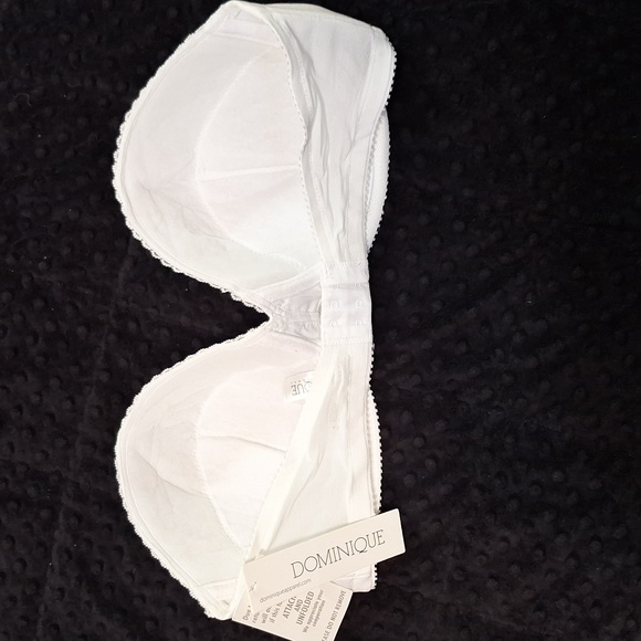 Dominique 40D white strapless under wire bra - Picture 3 of 9